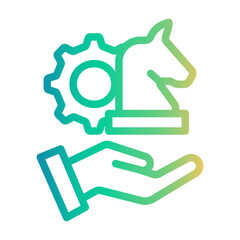 corporate Line Gradient Icon