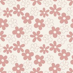 seamless pattern with flowers