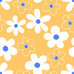 seamless pattern with flowers