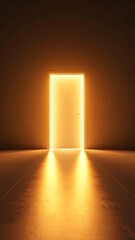 Glowing Doorway to New Opportunities and Possibilities.