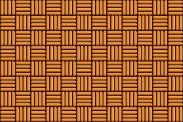 Woven Mat Natural Texture Seamless Pattern