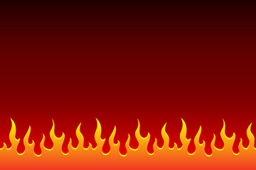 Fire background banner graphic vector illustration template