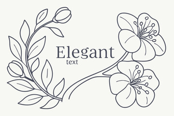 Elegant serif font design with thin lines and delicate details