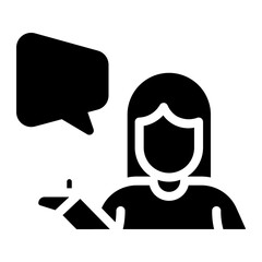 introduction Solid icon