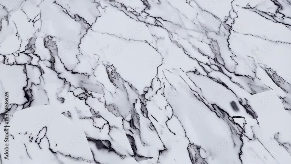 Poster elegant white marble background with intricate veining, creating a luxurious and sophisticated stone