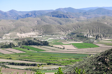 rural landscape near Arequipa in the ANdes, Peru
