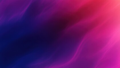 Obraz premium Abstract smooth gradient background with flowing wavy textures blending dark blue, purple, and bright pink hues creating a calming and dynamic visual effect