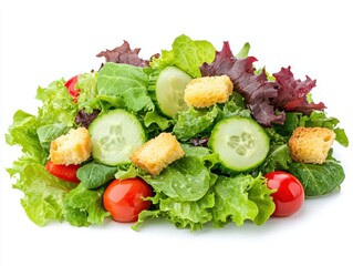 Fresh Salad with Croutons