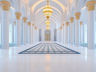 Majestic mosque interior
