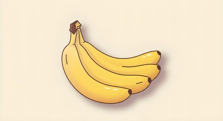 Banana bunch for logo use