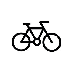 simple line bicycle icon
