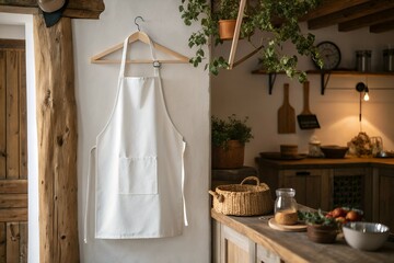 Apron Mockup Hanging