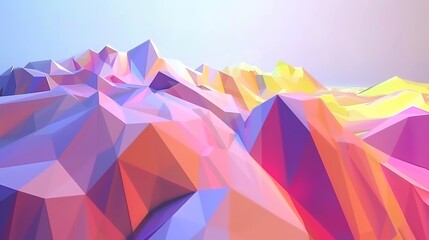Colorful Polygon Geometric Background – a vibrant and modern visual. The bold geometric shapes and vivid colors create an energetic and stylish scene