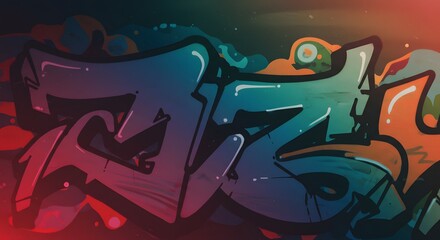 Vibrant Graffiti Art