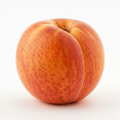 Fototapeta premium Fresh peach presents its vibrant colors perfect studio lighting showcases this peach alone