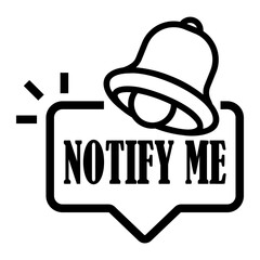 notification Line Icon