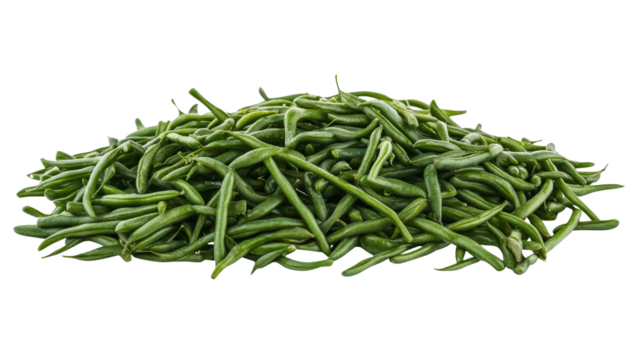Fresh green beans Transparent background, PNG