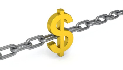Dollar Sign Chained.