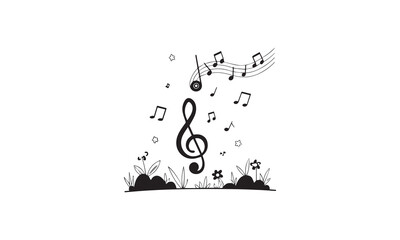 Musical Nature Scene