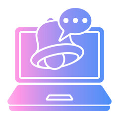 notification Gradient icon