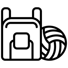 summer schools abroad line icon