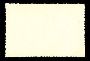 Original background texture of the back side of an old photo, vintage paper.
