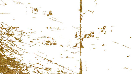 Golden paint brush stroke glittering texture.