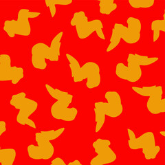 Seamless vector pattern of chicken wings. Vector illustration of chicken wings. Suitable design for businesses, websites, companies and more.