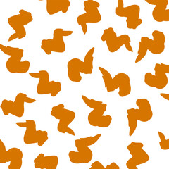 Seamless vector pattern of chicken wings. Vector illustration of chicken wings. Suitable design for businesses, websites, companies and more.
