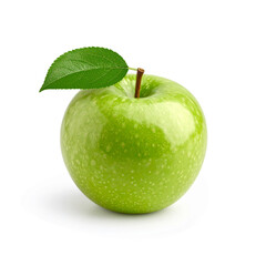 Green Apple Isolated on White 