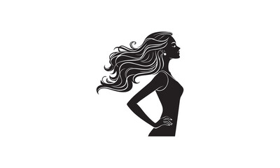 Stylish Woman Silhouette