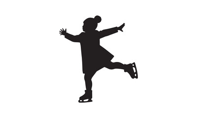 Happy Dancing Kid Silhouette