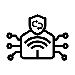 security Line Icon