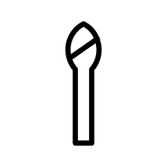 asparagus line icon