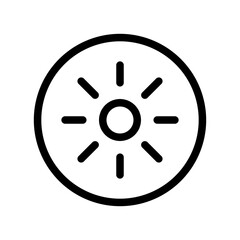 kiwi line icon