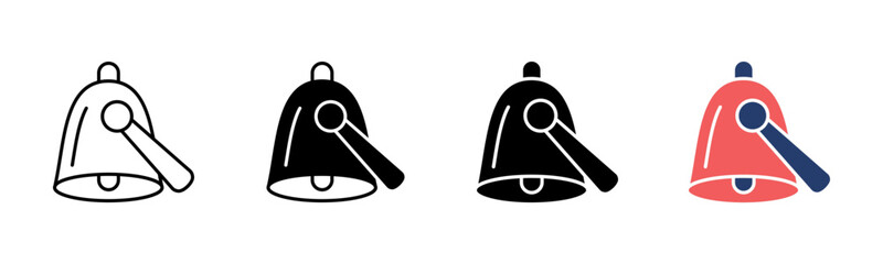 Cow Bell icon sheet multiple style collection