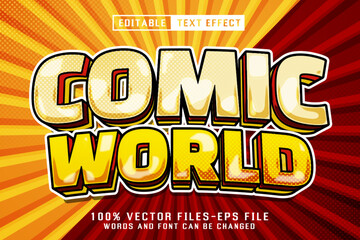 Comic World Cartoon Text - Editable Text Effect