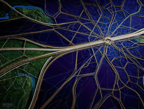 Networked urban landscape