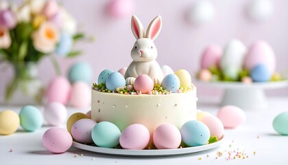 Easter Bunny Cake  Eggs.