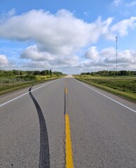 road to the sky. Wrong way treck