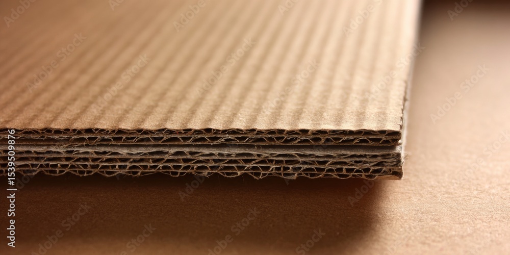 Poster cardboard sheets stacked, showcasing texture and layers in a neutral setting.