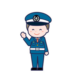 Fototapeta premium 警備員／ななめ／男性 17