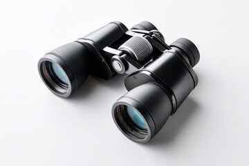 binoculars on white background