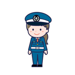 警備員／ななめ／女性 09