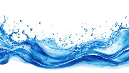 Abstract water splash design