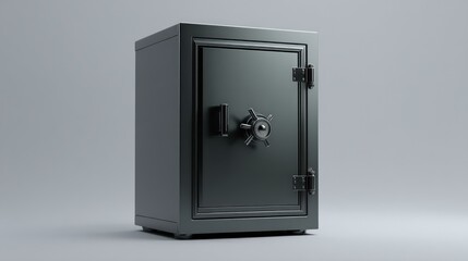 Fototapeta premium Modern, robust security safe against theft