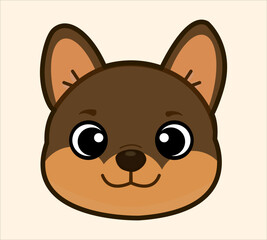 Minimalist and Cute Puppy Artworks