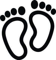 Adorable Baby Footprints A Symbol of New Beginnings and Pure Innocence