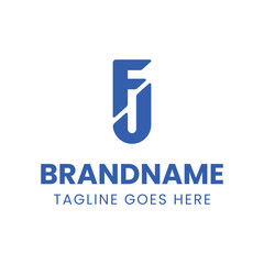 Letters FJ Monogram Logo