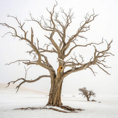 Fototapeta premium tree in winter